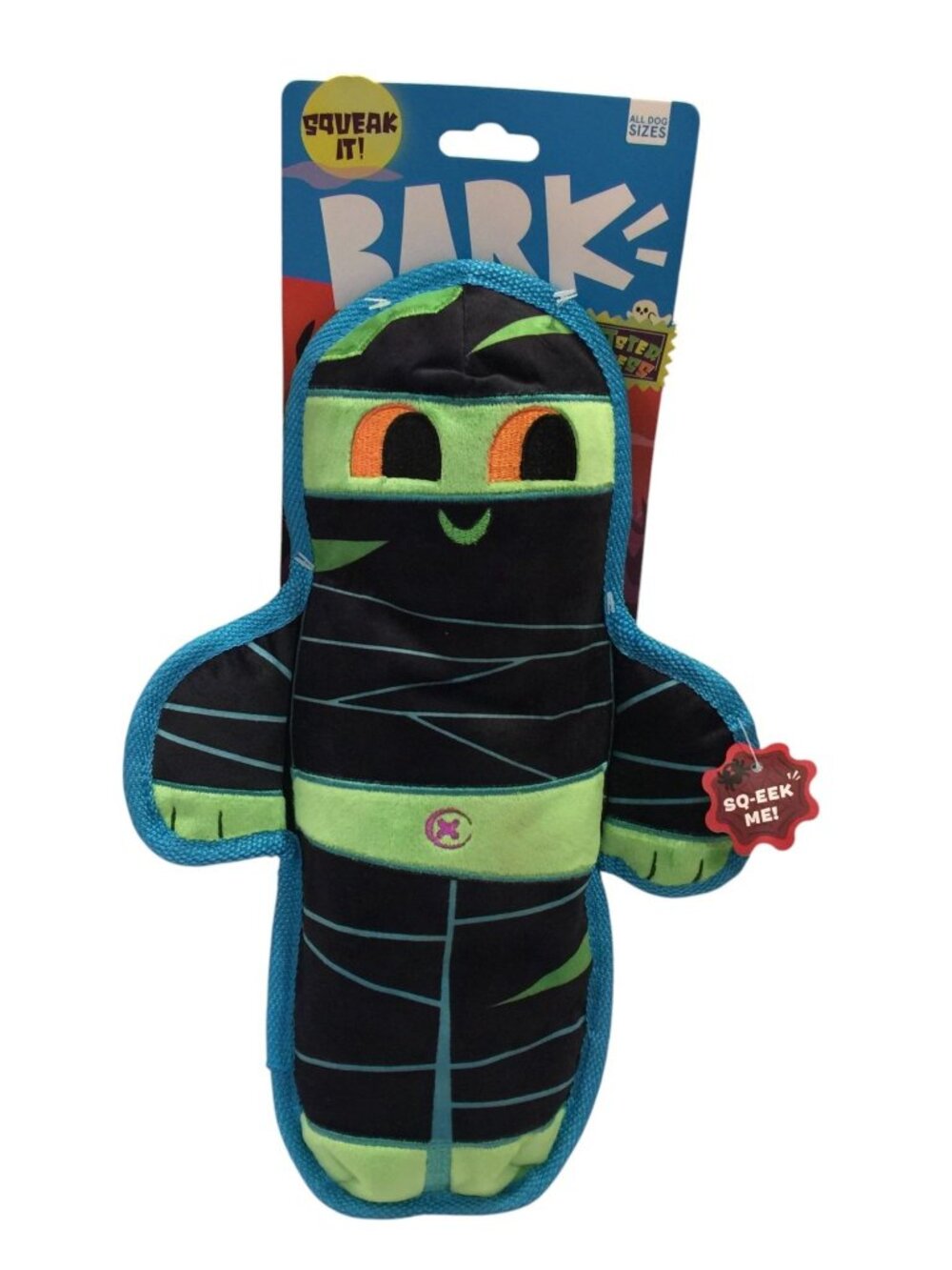 BARK Mutter Madness Afterlife of the Party 14" Dog Toy Squeakers Crinkle
